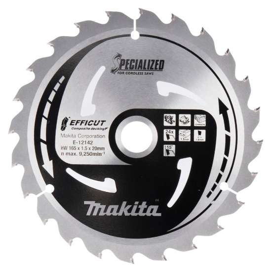 Afbeeldingen van Makita HM Zaagb Effi Compo 165x20x24T E-12142