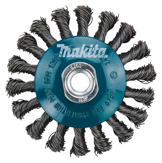 Afbeeldingen van Makita Kegelborstel knot M14x100mm D-39861