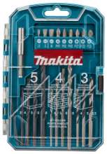 Afbeeldingen van Makita Boren/Schroefbit Set 22-Delig P-44002