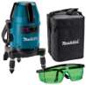 Afbeeldingen van Makita Kruislijnlaser 4V1H - Groen 12V - Zonder accu's en lader in doos