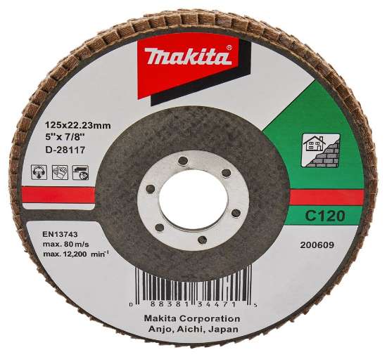 Afbeeldingen van Makita Lamellenschijf D-28117 - Ø125mm - C120 