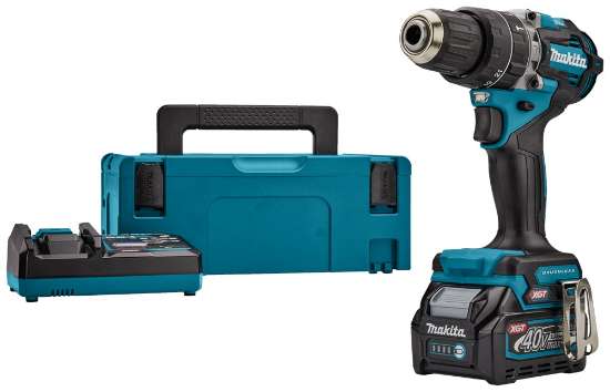 Afbeeldingen van Makita 40 V Max Klopboor-/schroefmachine HP002GA101