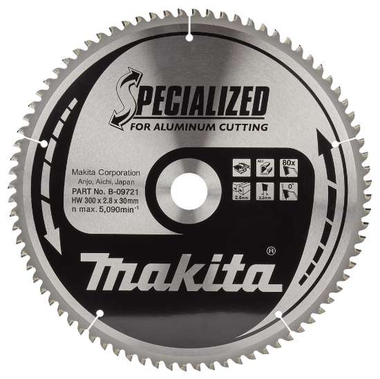 Afbeeldingen van Makita Zaagb Alu 300x30x80T 0G B-09721