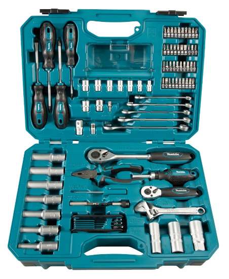 Afbeeldingen van Makita Handgereedschapset - 87-delig - in kunststof koffer