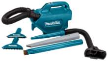 Afbeeldingen van Makita Stofzuiger DCL184Z - 18V - Inclusief 5 blaas- en zuigmonden in doos