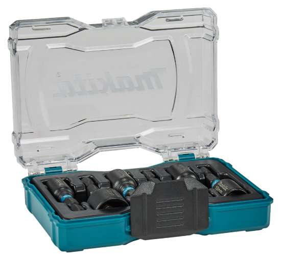 Afbeeldingen van Makita Doppenset Impact Black - 6 delig - in kunststof cassette