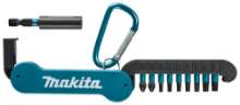Afbeeldingen van Makita Schroefbitset Impact Black - 10 delig - Inclusief magnetische bithouder
