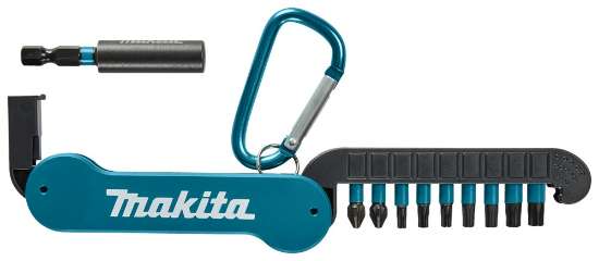 Afbeeldingen van Makita Schroefbitset Impact Black - 10 delig - Inclusief magnetische bithouder