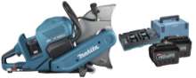 Afbeeldingen van Makita doorslijper CE001GL204 - XGT40 MAX 2x8.0Ah accu 355mm - inclusief duo-snellader in Mbox