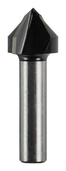 Afbeeldingen van Makita V-groeffrees - Ø15,9x12,7mm 90° - schacht Ø8mm 2 beitels