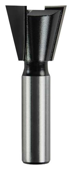 Afbeeldingen van Makita zwaluwstaartfrees - Ø25,4x22,2mm 14° - schacht Ø12mm 2 beitels