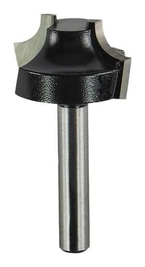 Afbeeldingen van Makita S-profielfrees - Ø25,4x13,5mm radius 6,4mm - schacht Ø6mm 2 beitels