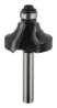 Afbeeldingen van Makita kwartrondfrees - Ø28,6x14,5mm radius 7,9mm met kogellager - schacht Ø6mm 2 beitels