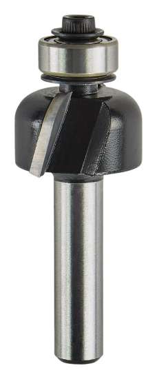 Afbeeldingen van Makita holprofielfrees - Ø22,2x12,7mm radius 4,8mm met kogellager - schacht Ø8mm 2 beitels
