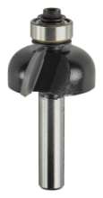 Afbeeldingen van Makita holprofielfrees - Ø28,6x12,7mm radius 7,9mm met kogellager - schacht Ø8mm 2 beitels