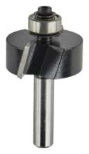 Afbeeldingen van Makita sponningfrees - Ø31,8x12,2mm met kogellager - schacht Ø8mm 2 beitels