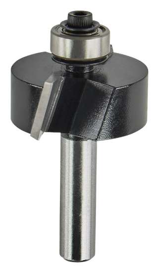 Afbeeldingen van Makita sponningfrees - Ø31,8x12,2mm met kogellager - schacht Ø8mm 2 beitels