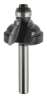 Afbeeldingen van Makita afrondprofielfrees - Ø25,4x12,7mm radius 6mm met kogellager - schacht Ø8mm 2 beitels
