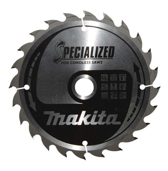 Afbeeldingen van Makita zaagblad - Ø165x20mm 24 tands 20° - voor hout 