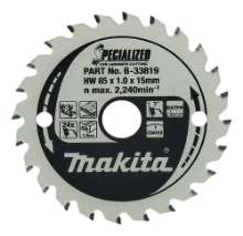 Afbeeldingen van Makita Zaagb Lami 85x15x24T B-33819