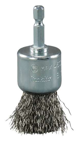 Afbeeldingen van Makita Penseelborstel 1/4"x28mm RVS D-76685