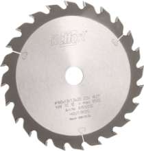 Afbeeldingen van Kelfort cirkelzaagblad - Ø160x1,8/1,2x20mm 24 tands WZF - voor hout