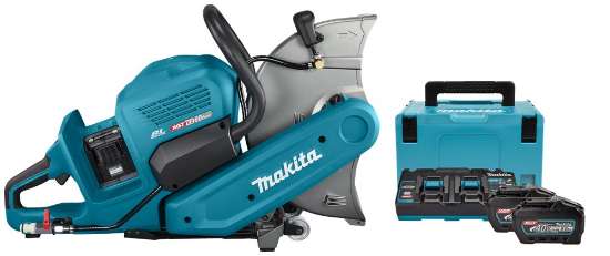 Afbeeldingen van Makita doorslijper 355mm CE001GT202X - 40V Max 3.6kW 2x5.0Ah accu - Inclusief dou-snellader in Mbox 