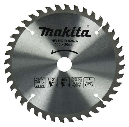 Afbeeldingen van Makita HM zaagbl 165x20x2 T40 D-52576