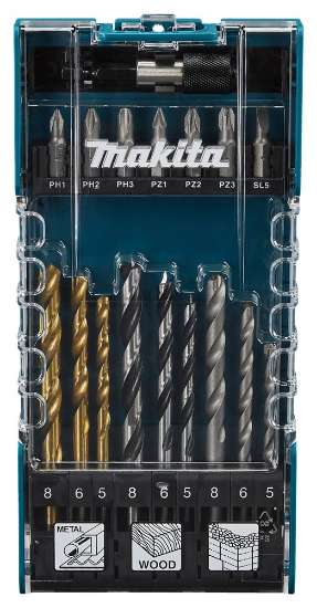 Afbeeldingen van Makita Boor-/schroefbitset 17-dlg D-74887