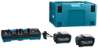 Afbeeldingen van Makita Duolader startset XGT DC40RB - 2x5.0Ah accu's BL4040F