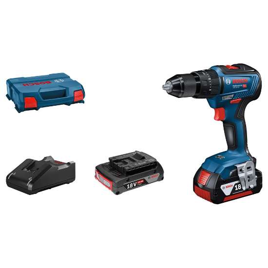 Afbeeldingen van Bosch Schroefklopboormachine GSB 18V-55