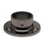 Afbeeldingen van G-Fittings Wand en vloer flens - Ø25,4mm - antraciet zwart design Wanddikte 1" 
