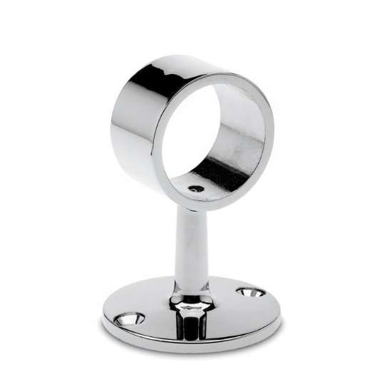 Afbeeldingen van G-Fittings Opschuifsteun - Ø25,4mm - chroom design Wanddikte 1" 