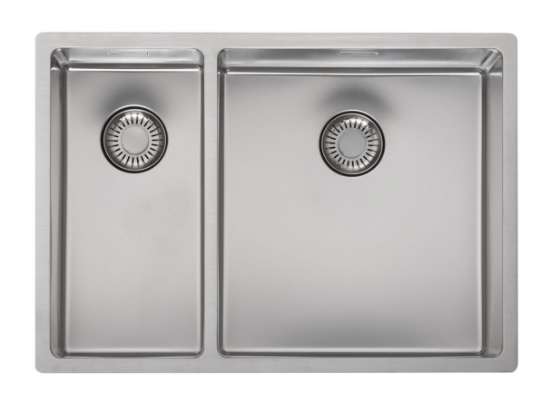 Afbeeldingen van Reginox Spoelbak New Jersey - 18x37+34x37 - Onderbouw/Vlakbouw/Vlakopbouw RVS 