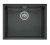Afbeeldingen van Reginox Spoelbak Texel 50 - 50x40 - Vlakbouw Black Silvery 
