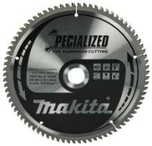Afbeeldingen van Makita tafelzaagblad Specialized B-33386 - Ø260x2,8x30mm 0° 80T - voor aluminium
