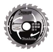Afbeeldingen van Makita cirkelzaagblad Efficut E-08682 - Ø185x1.45x30mm 24T - voor hout