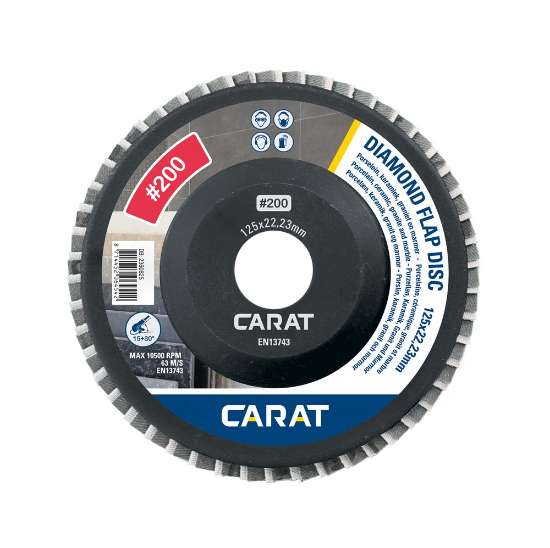 Afbeeldingen van Carat diamant lamellenschijf - Ø125 - korrel 200