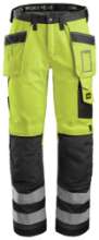 Afbeeldingen van High Visibility Broek met holsterpockets, Klasse 2