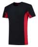Afbeeldingen van T-shirt Bicolor Borstzak