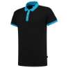 Afbeeldingen van Tricorp poloshirt 201002 - maat XXS - zwart/turqoise 