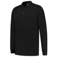 Afbeeldingen van Tricorp poloshirt lange mouw 201019 - maat 5XL - zwart 