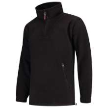 Afbeeldingen van Tricorp fleece Sweater FL320 301001 Zwart 7XL