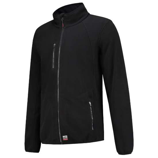 Afbeeldingen van Tricorp Sweatvest fleece luxe 301012 Zwart 3XL