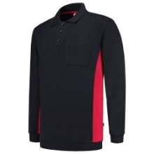 Afbeeldingen van Tricorp polosweater 302001 - maat 6XL - marineblauw/rood 