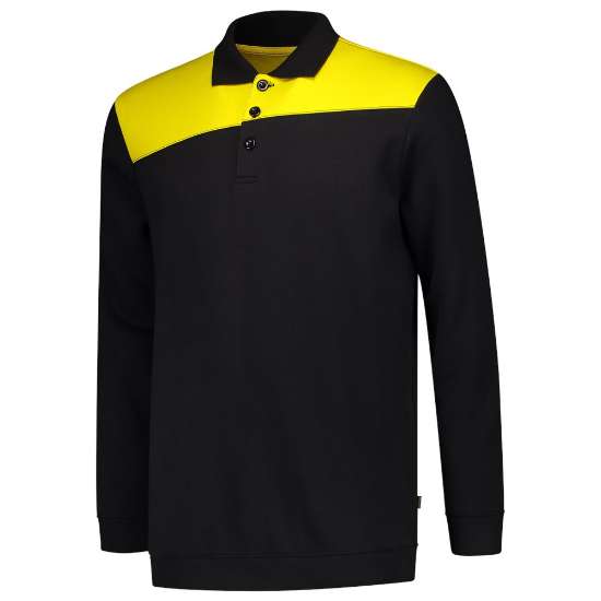 Afbeeldingen van Tricorp polosweater 302004 - maat 7XL - zwart/geel 