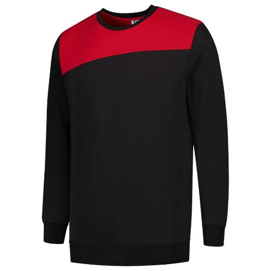 Afbeeldingen van Tricorp sweater 302013 - maat 8XL - zwart/rood 