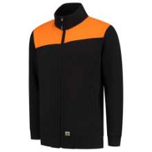 Afbeeldingen van Tricorp sweatvest 302014 - maat 5XL - zwart/oranje 
