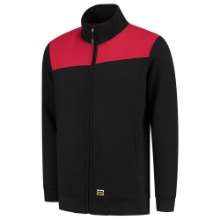 Afbeeldingen van Tricorp sweatvest 302014 - maat 3XL - zwart/rood 