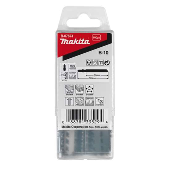 Afbeeldingen van Makita Decoupeerzgb Hout 76Mm B10 B-07674